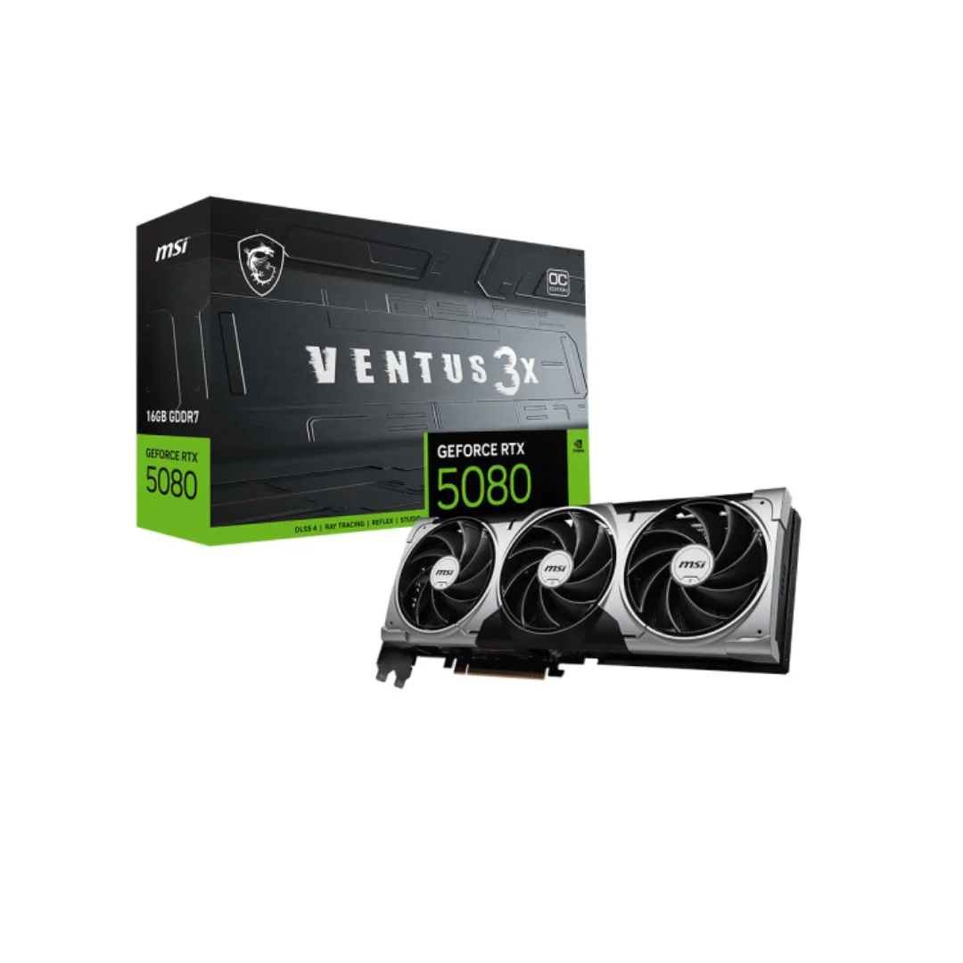 MSI GeForce RTX 5080 VENTUS 3X OC - 16GB