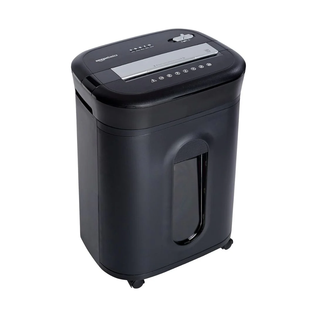 AmazonBasics 15-Sheet Cross-Cut Shredder - Paper, CD & Card