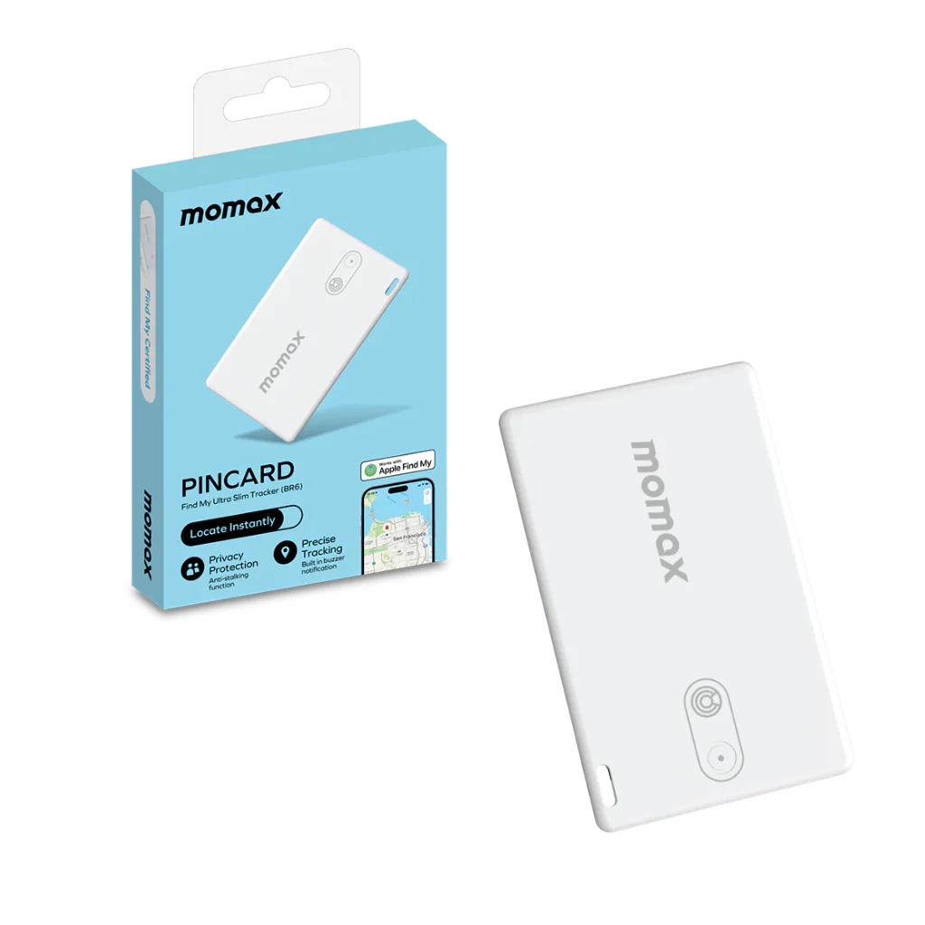 Momax Pincard BR6W Find My Ultra Slim Tracker - 1 Year