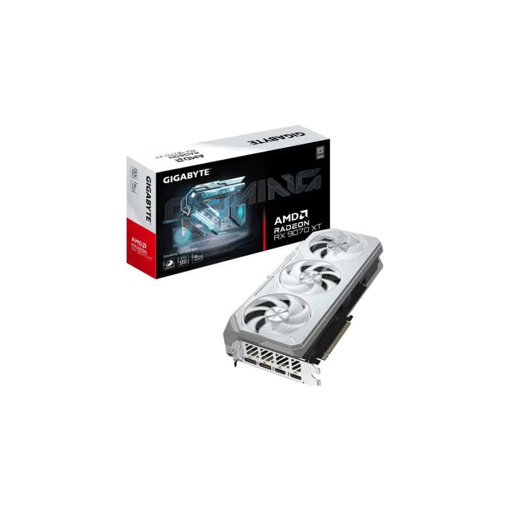 GIGABYTE GeForce RX™ 9070 XT GAMING OC ICE
