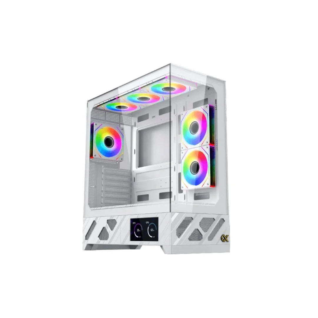 Xigmatek Alphard Pro Arctic Mid Tower Case - White