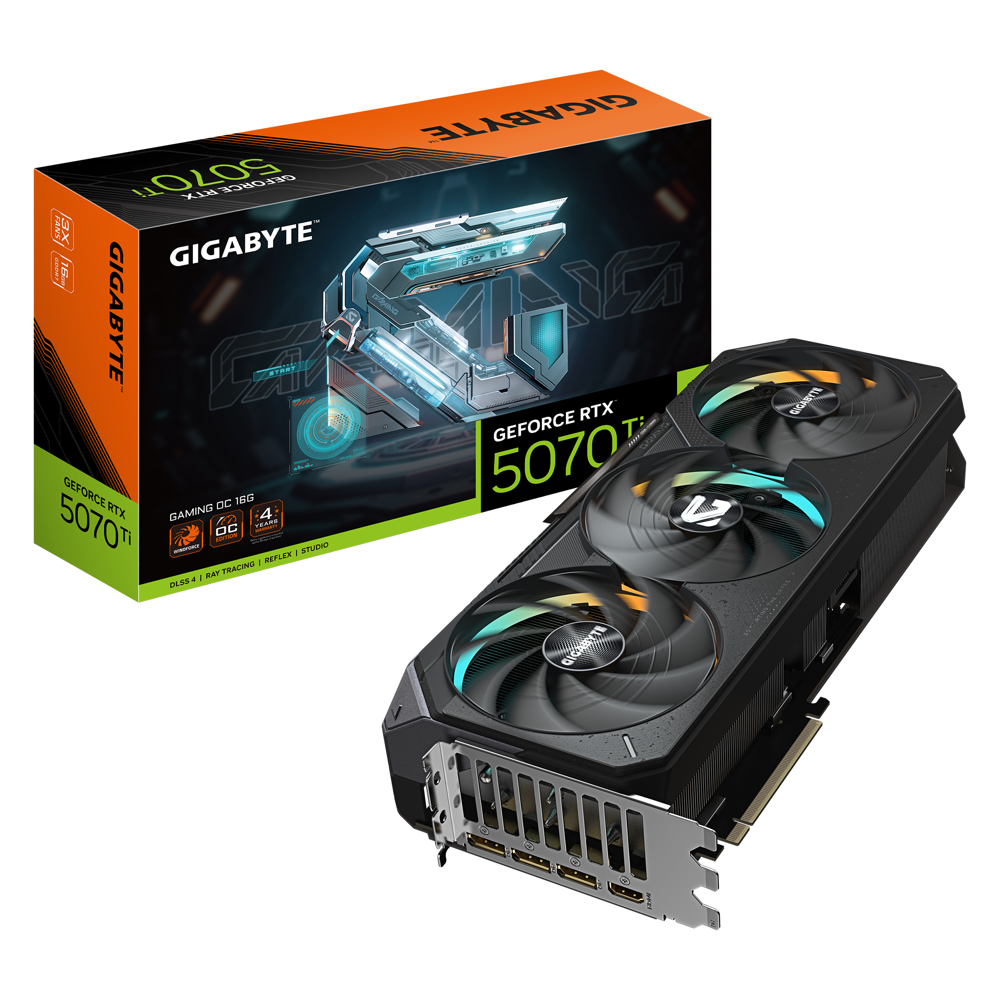 GIGABYTE GeForce RTX™ 5070TI 16GB GAMING OC Edition