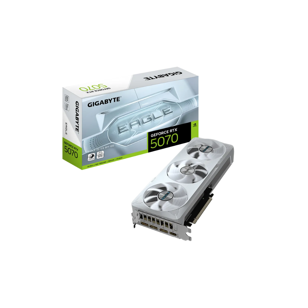 GIGABYTE GeForce RTX™ 5070 EAGLE 12GB OC Edition ICE