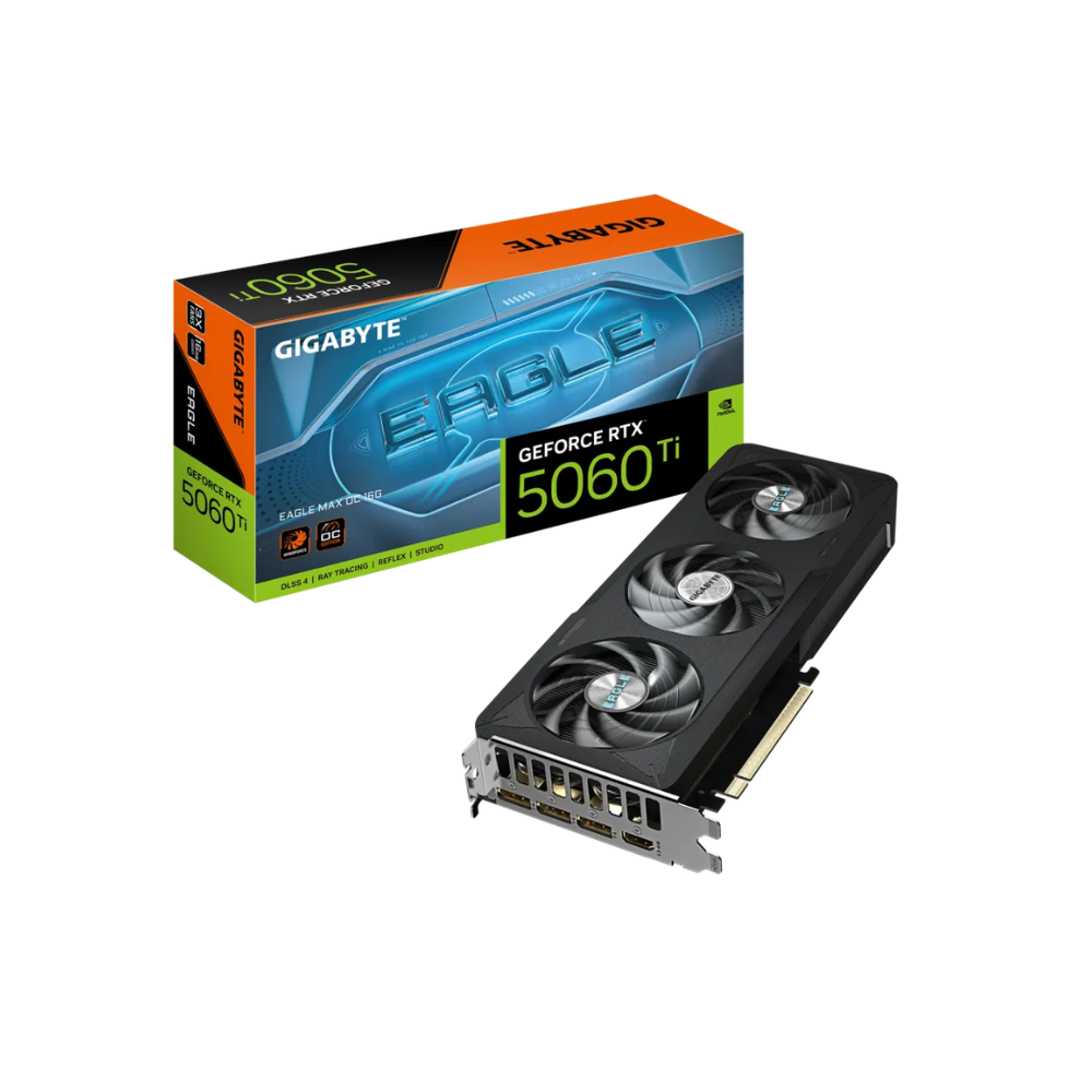 GIGABYTE GeForce RTX™ 5060TI EAGLE MAX 16G BLACK OC Edition