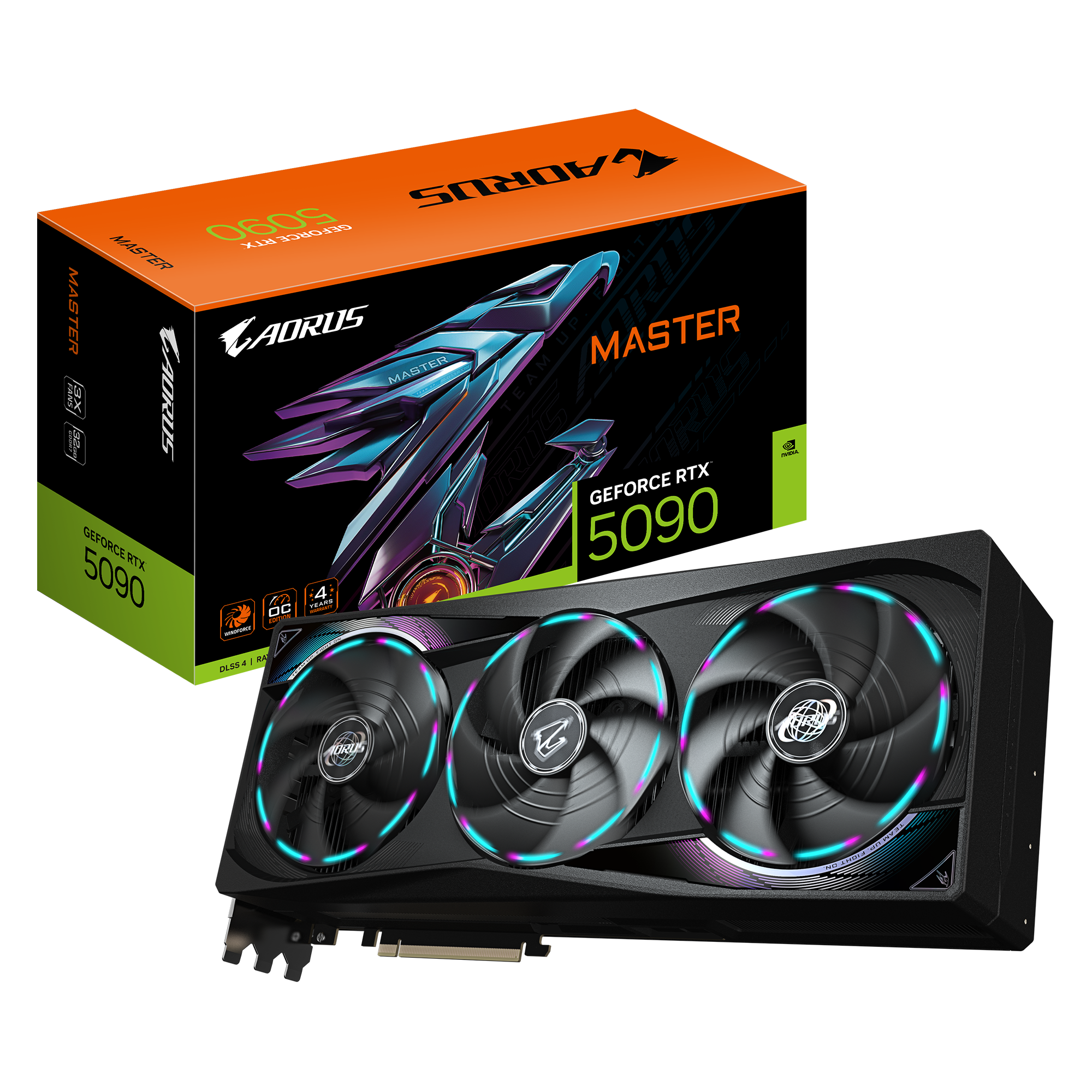 GIGABYTE GeForce RTX™ 5090 AORUS MASTER 32GB