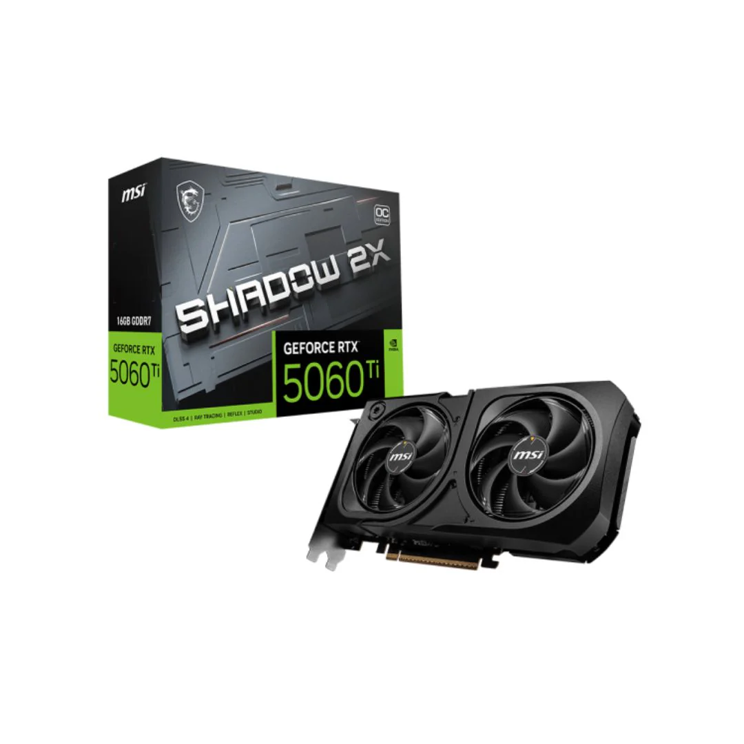 MSI GeForce RTX™ 5060 Ti SHADOW 2X OC PLUS - 16GB